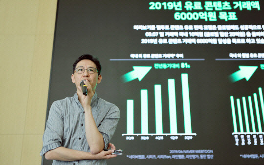 김준구 네이버 웹툰 대표. 네이버 제공